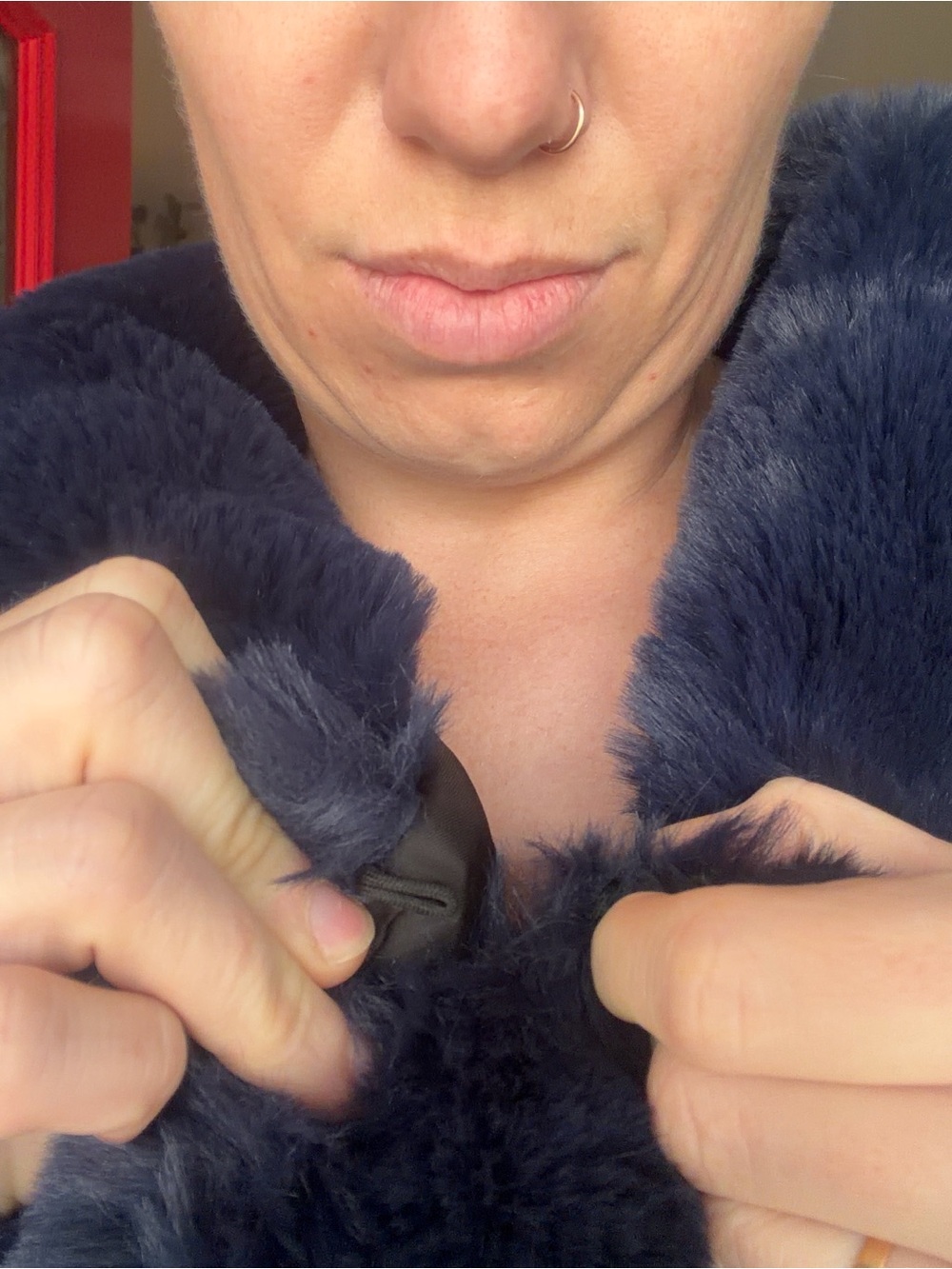 Faux fur stole/bolero shawl - Picture 7 of 14